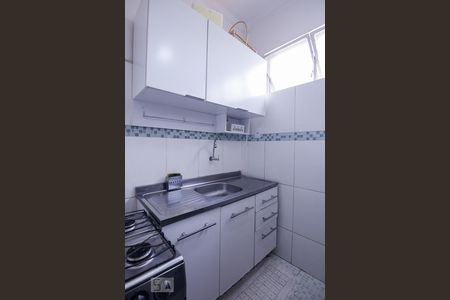 Cozinha de apartamento à venda com 1 quarto, 30m² em Barra Funda, São Paulo