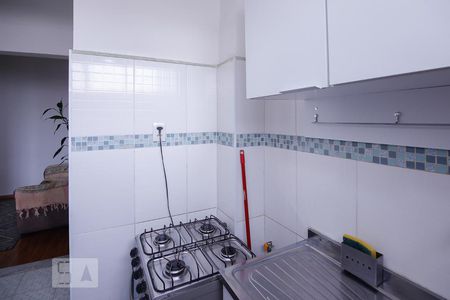 Cozinha de apartamento à venda com 1 quarto, 30m² em Barra Funda, São Paulo