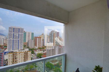 Varanda da Sala de apartamento para alugar com 1 quarto, 47m² em Boqueirão, Santos