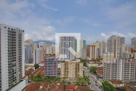 Vista da Varanda da Sala de apartamento para alugar com 1 quarto, 47m² em Boqueirão, Santos