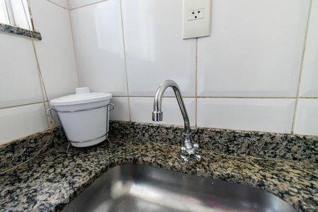 Pia da Cozinha de kitnet/studio para alugar com 1 quarto, 34m² em Norte (águas Claras), Brasília