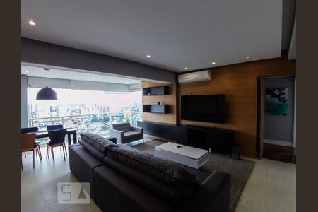 Sala de apartamento à venda com 2 quartos, 85m² em Cidade Monções, São Paulo