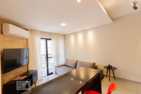 Sala de apartamento para alugar com 1 quarto, 40m² em Cerqueira César, São Paulo