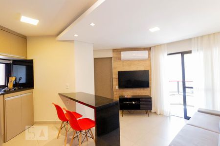 Sala de apartamento para alugar com 1 quarto, 40m² em Cerqueira César, São Paulo