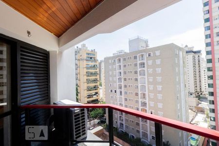 Varanda de apartamento para alugar com 1 quarto, 40m² em Cerqueira César, São Paulo