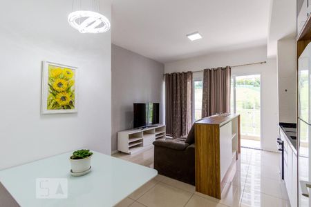 Sala de apartamento para alugar com 1 quarto, 50m² em Tamboré, Santana de Parnaíba