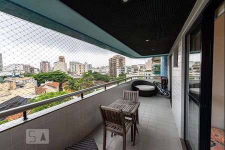 Varanda da Sala de apartamento para alugar com 3 quartos, 130m² em Leblon, Rio de Janeiro