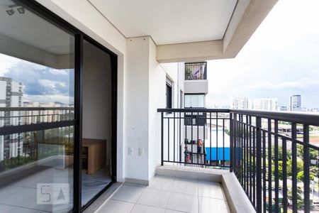Varanda de apartamento à venda com 1 quarto, 40m² em Continental, Osasco