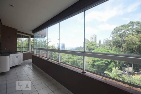 Varanda Gourmett de apartamento à venda com 5 quartos, 364m² em Jardim Fonte do Morumbi, São Paulo