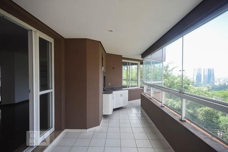 Varanda Gourmett de apartamento à venda com 5 quartos, 364m² em Jardim Fonte do Morumbi, São Paulo