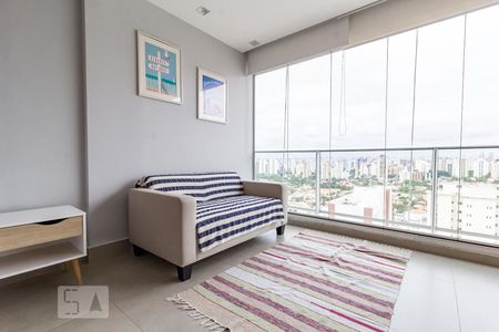 Sala / Quarto de kitnet/studio à venda com 1 quarto, 38m² em Brooklin Paulista, São Paulo