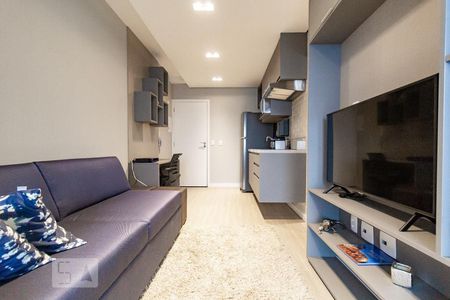 Sala de apartamento para alugar com 1 quarto, 41m² em Cidade Monções, São Paulo