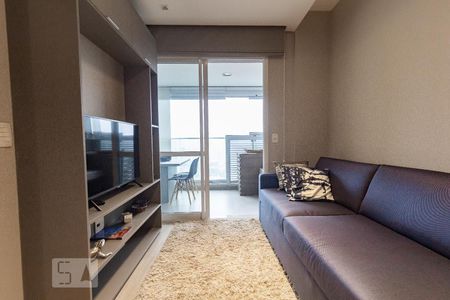 Sala de apartamento para alugar com 1 quarto, 41m² em Cidade Monções, São Paulo