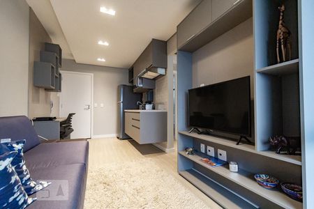 Sala de apartamento para alugar com 1 quarto, 41m² em Cidade Monções, São Paulo