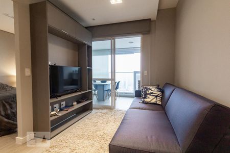 Sala de apartamento para alugar com 1 quarto, 41m² em Cidade Monções, São Paulo