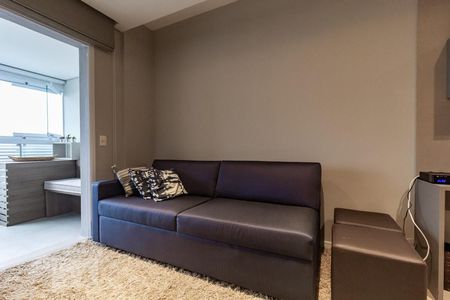 Sala de apartamento para alugar com 1 quarto, 41m² em Cidade Monções, São Paulo