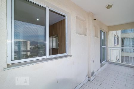 Varanda da Sala de apartamento para alugar com 2 quartos, 63m² em Jacarepaguá, Rio de Janeiro