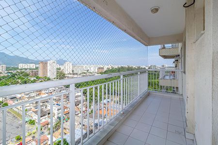 Varanda da Sala de apartamento para alugar com 2 quartos, 63m² em Jacarepaguá, Rio de Janeiro