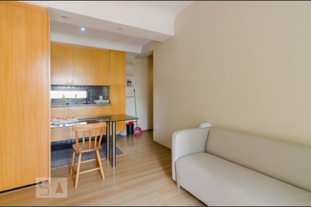 Sala de apartamento para alugar com 1 quarto, 38m² em Paraíso, São Paulo