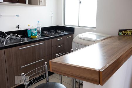 Sala e Cozinha de apartamento à venda com 2 quartos, 60m² em Canudos, Novo Hamburgo