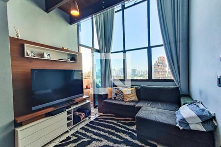 Sala de apartamento para alugar com 1 quarto, 61m² em Paraíso do Morumbi, São Paulo