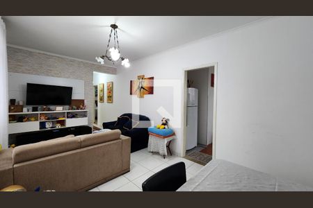 Sala de apartamento para alugar com 3 quartos, 80m² em Embaré, Santos