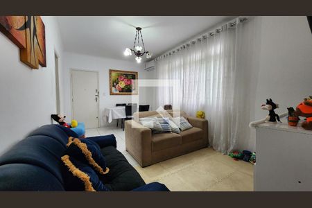 Sala de apartamento para alugar com 3 quartos, 80m² em Embaré, Santos