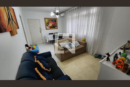 Sala de apartamento para alugar com 3 quartos, 80m² em Embaré, Santos