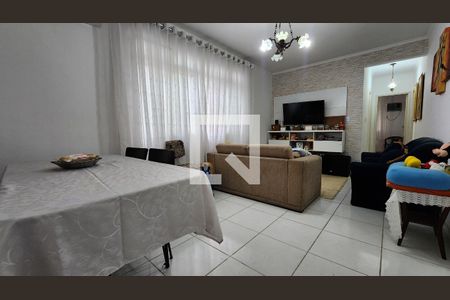 Sala de apartamento para alugar com 3 quartos, 80m² em Embaré, Santos