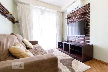 Sala de apartamento à venda com 1 quarto, 54m² em Cidade Monções, São Paulo