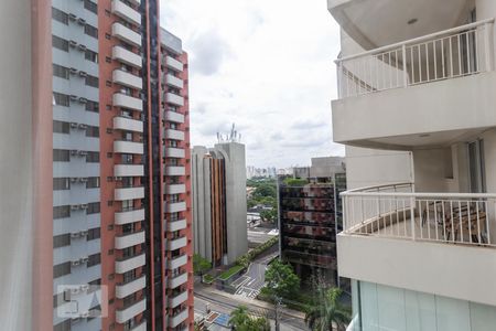 Vista da Sacada de apartamento à venda com 1 quarto, 54m² em Cidade Monções, São Paulo