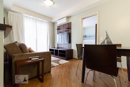 Sala de apartamento à venda com 1 quarto, 54m² em Cidade Monções, São Paulo