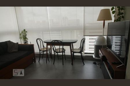 Sala de apartamento à venda com 1 quarto, 32m² em Jardim Paulista, São Paulo