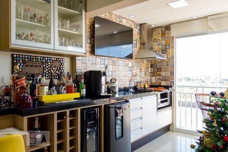 Varanda gourmet de apartamento à venda com 2 quartos, 65m² em Santa Maria, São Caetano do Sul