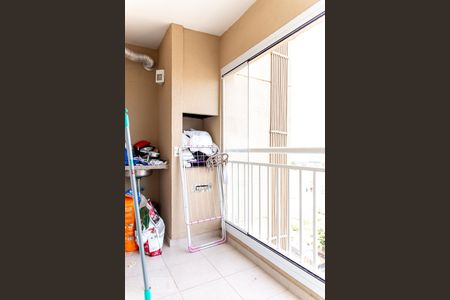 Varanda da Sala de apartamento à venda com 2 quartos, 56m² em Campestre, Santo André