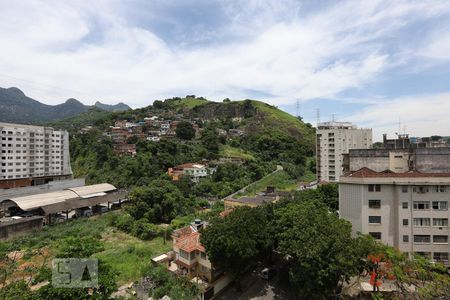 Sala Visao da Janela de apartamento à venda com 2 quartos, 90m² em Tijuca, Rio de Janeiro