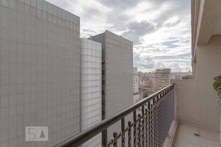 Varanda de apartamento à venda com 1 quarto, 40m² em Centro, São Paulo