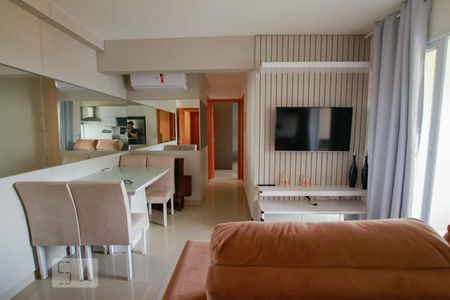 Sala de Estar / Jantar de apartamento para alugar com 2 quartos, 56m² em Vila Monticelli, Goiânia