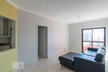 Sala de apartamento para alugar com 3 quartos, 85m² em Vila Valparaíso, Santo André