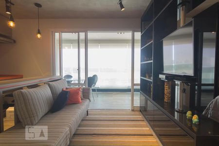 Sala de apartamento para alugar com 1 quarto, 43m² em Jardim Aeroporto, São Paulo