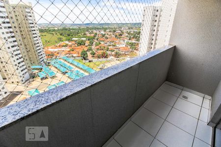 Varanda da Sala de apartamento para alugar com 2 quartos, 58m² em Residencial Eldorado, Goiânia