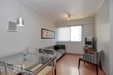 Sala de apartamento para alugar com 1 quarto, 48m² em Consolação, São Paulo