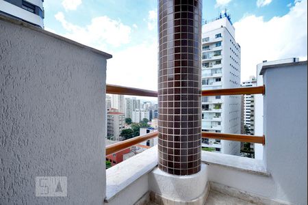 Varanda da Sala de apartamento para alugar com 2 quartos, 131m² em Perdizes, São Paulo