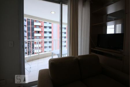 Varanda  de apartamento para alugar com 1 quarto, 50m² em Cidade Monções, São Paulo