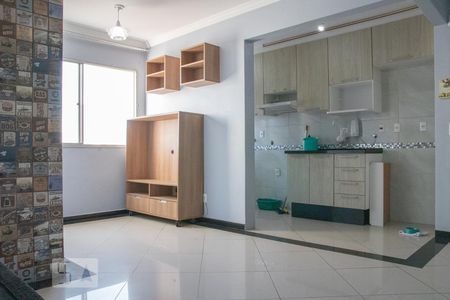 Sala / Cozinha de apartamento à venda com 2 quartos, 45m² em Vila Carlos de Campos, São Paulo