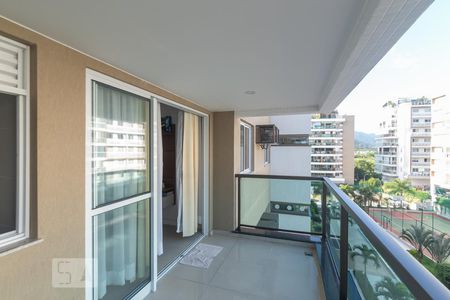 Varanda da Sala de apartamento à venda com 2 quartos, 70m² em Recreio dos Bandeirantes, Rio de Janeiro