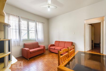 Sala de apartamento para alugar com 2 quartos, 70m² em Boqueirão, Santos