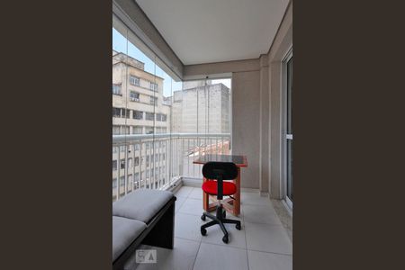 Varanda de apartamento à venda com 1 quarto, 64m² em Centro Histórico de São Paulo, São Paulo