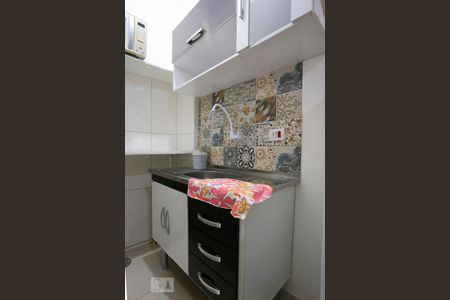 Cozinha de kitnet/studio para alugar com 1 quarto, 18m² em Brooklin Paulista, São Paulo