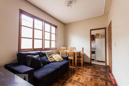 Sala de apartamento à venda com 1 quarto, 35m² em Farroupilha, Porto Alegre